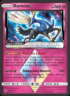 Xerneas ◇ card in German