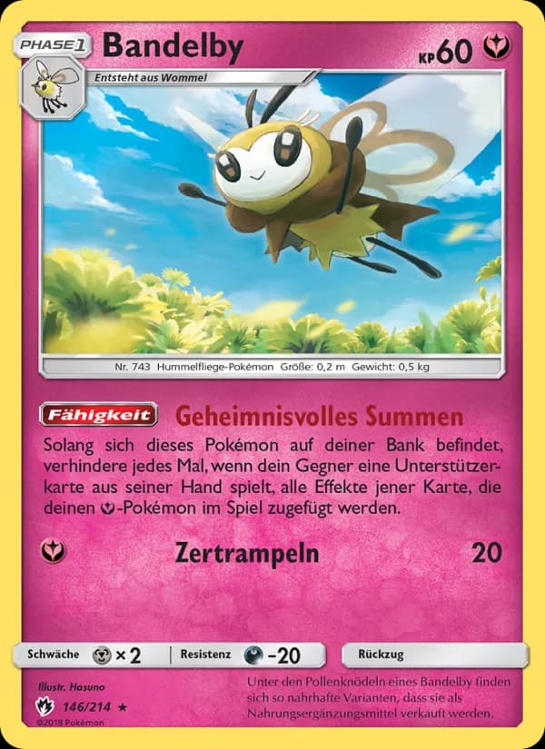 Bandelby card in German