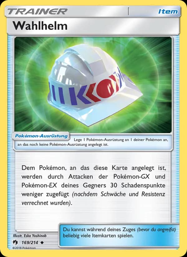 Wahlhelm card in German
