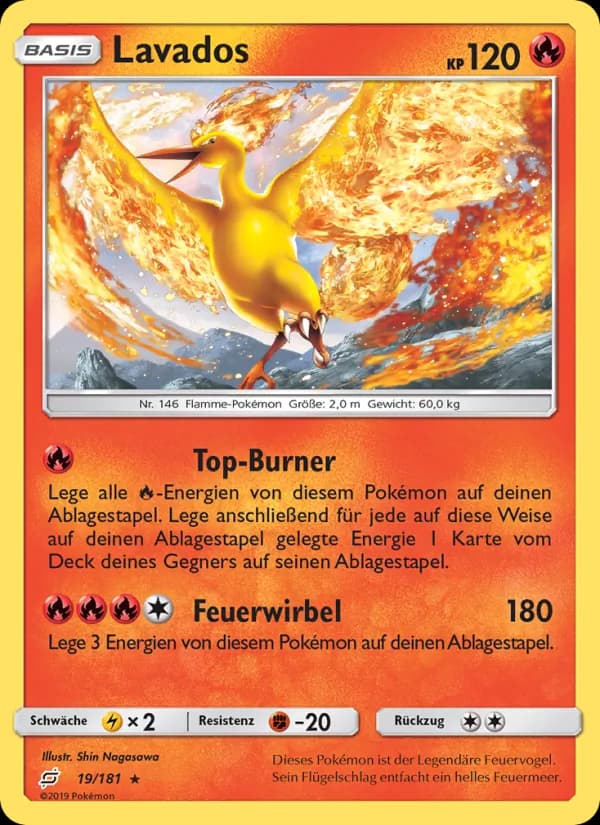 Lavados card in German