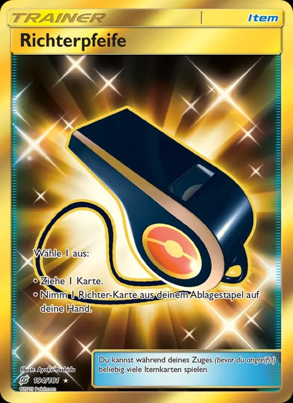 Richterpfeife card in German
