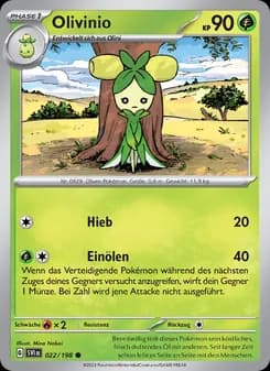 Olivinio card in German