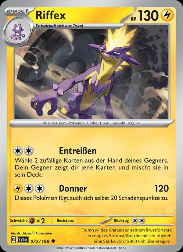 Riffex card in German