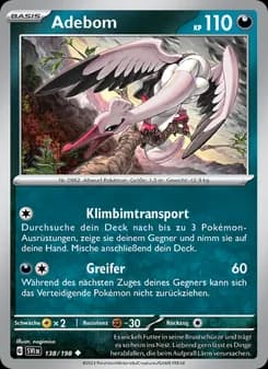Adebom card in German