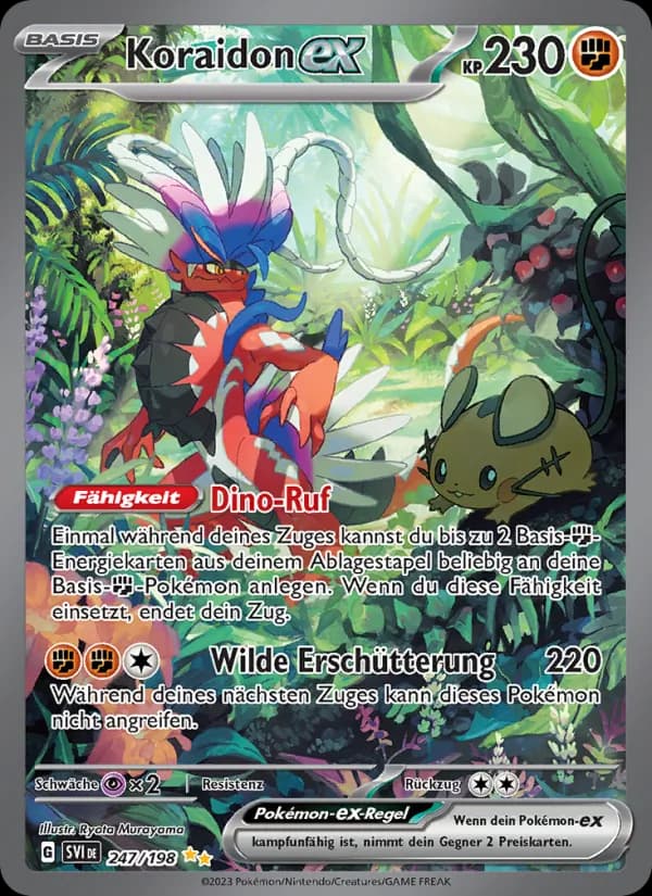 Koraidon-ex card in German