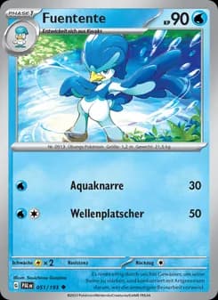 Fuentente card in German