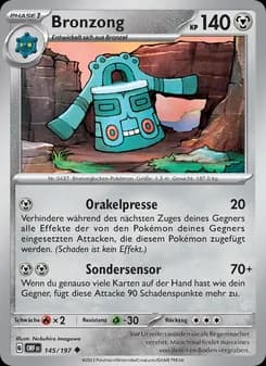 Bronzong card in German