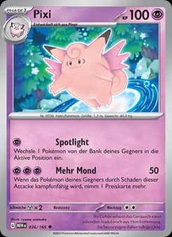 Pixi card in German