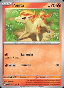 Ponita card in German