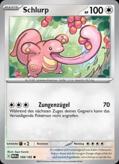 Schlurp card in German