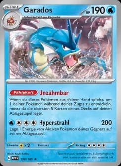 Garados card in German