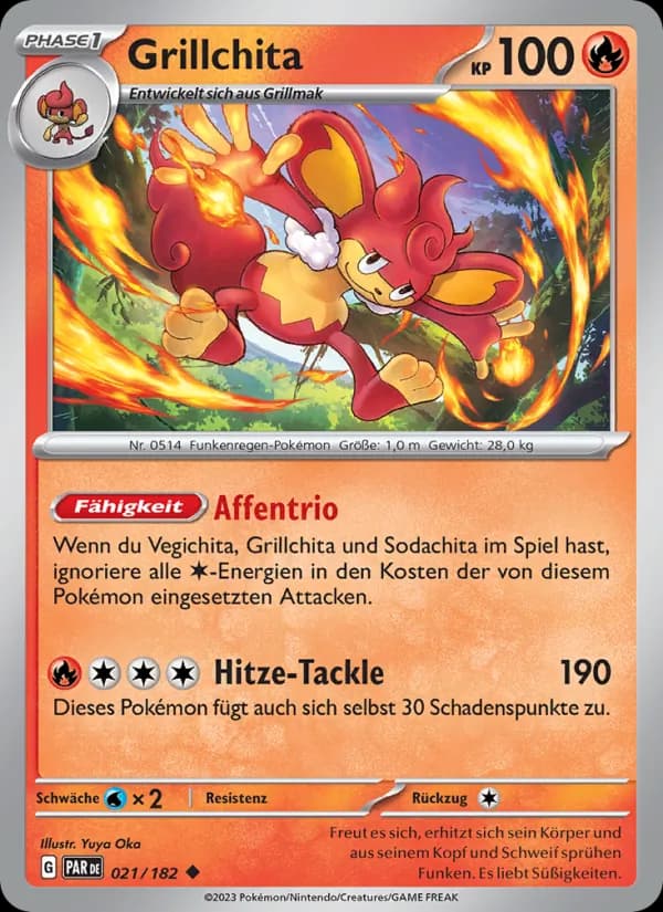 Grillchita card in German