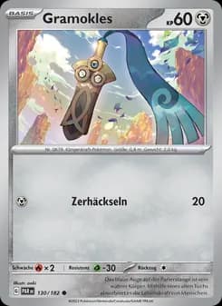Gramokles card in German