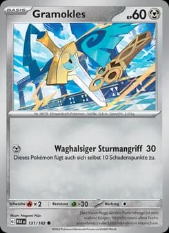 Gramokles card in German