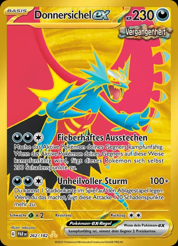 Donnersichel-ex card in German