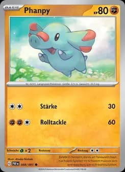 Phanpy card in German
