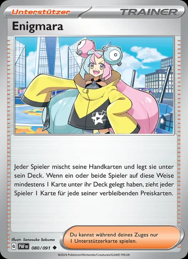 Enigmara card in German