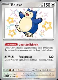 Relaxo card in German