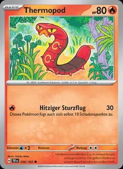 Thermopod card in German
