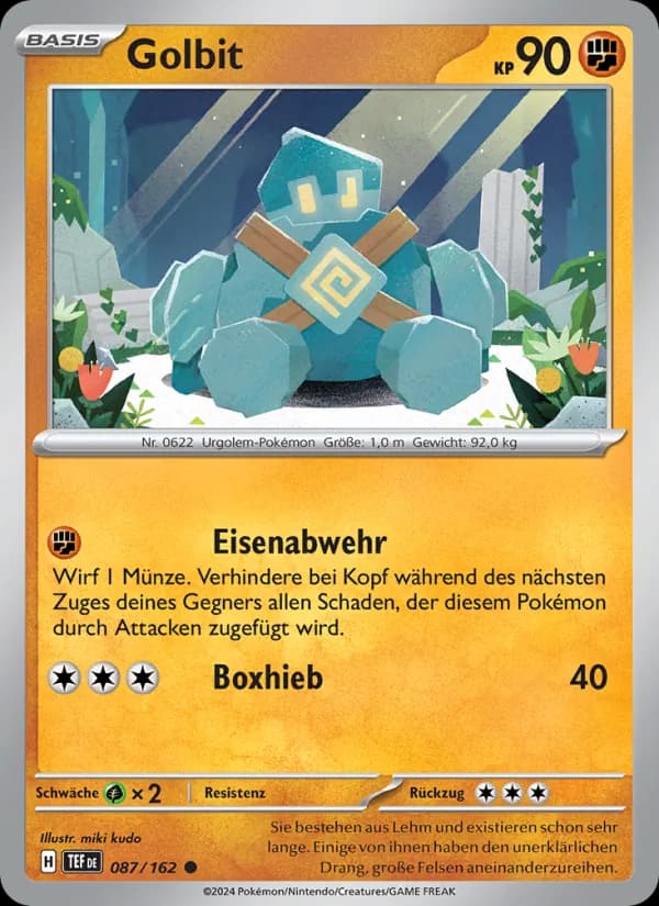 Golbit card in German