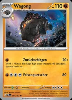 Wagong card in German