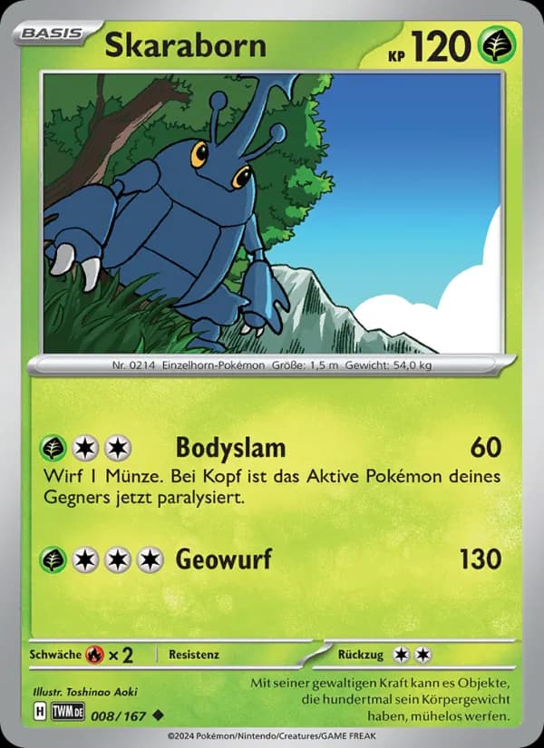 Skaraborn card in German