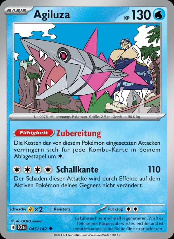 Agiluza card in German