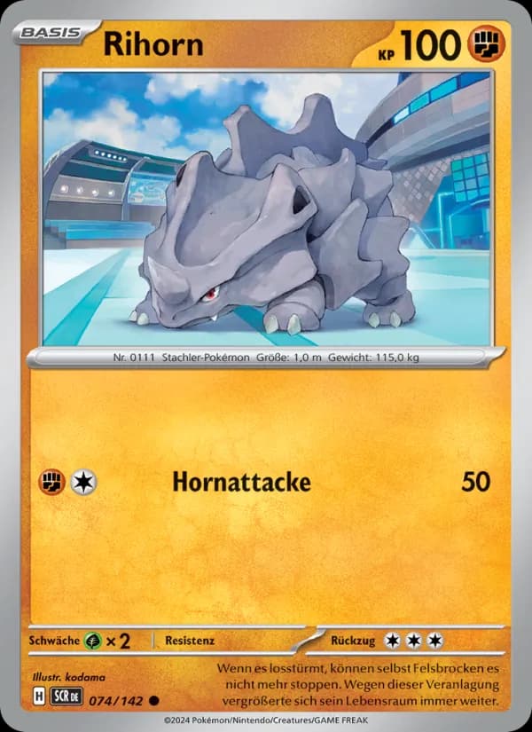 Rihorn card in German