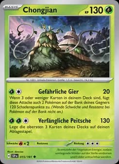 Chongjian card in German
