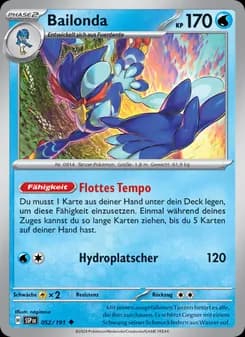 Bailonda card in German