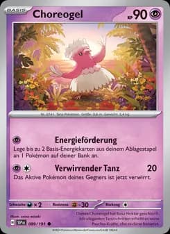 Choreogel card in German