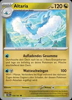 Altaria card in German