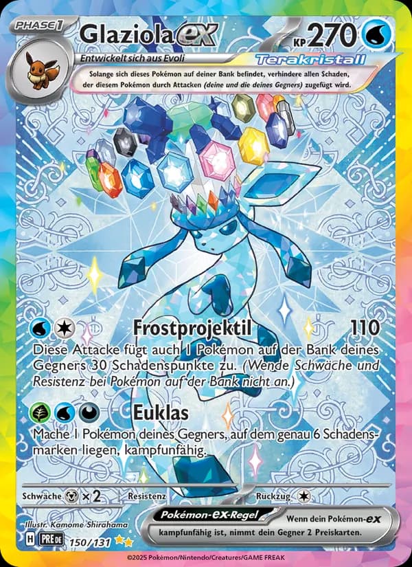 Glaziola-ex card in German