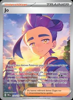 Jo card in German