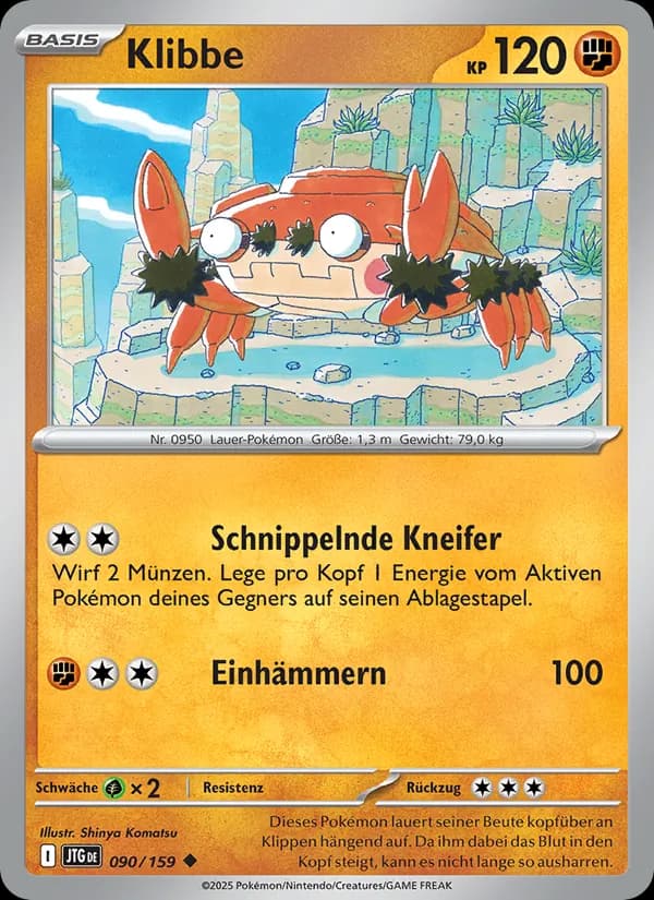 Klibbe card in German