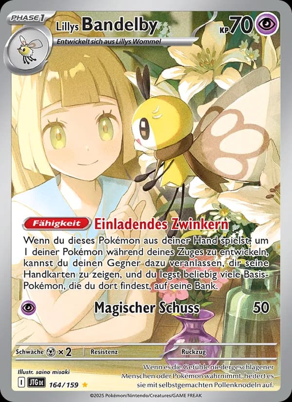 Lillys Bandelby card in German