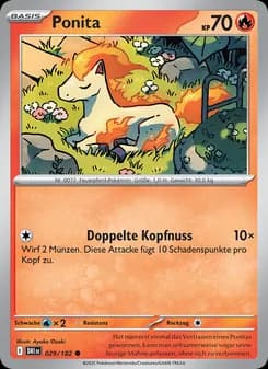Ponita card in German