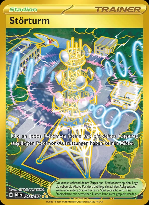 Störturm card in German