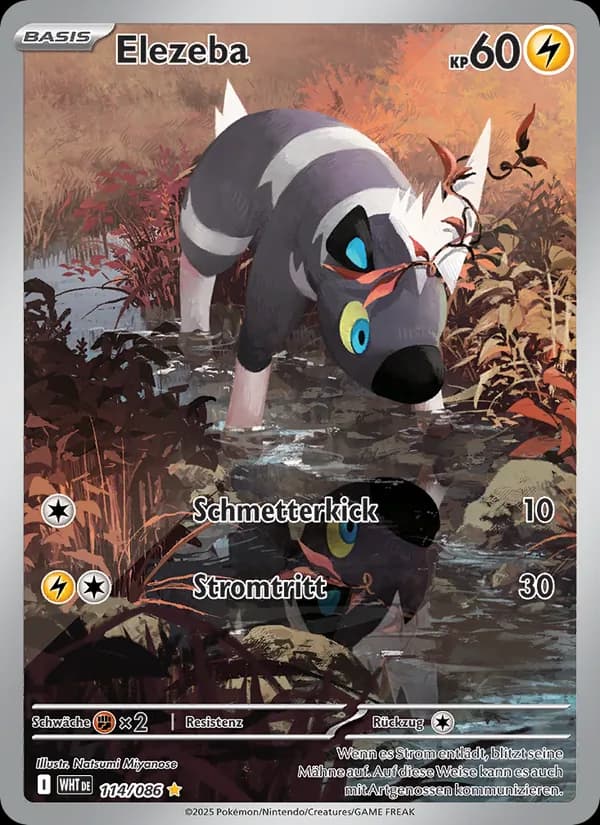 Elezeba card in German