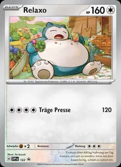 Relaxo card in German