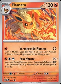 Flamara card in German