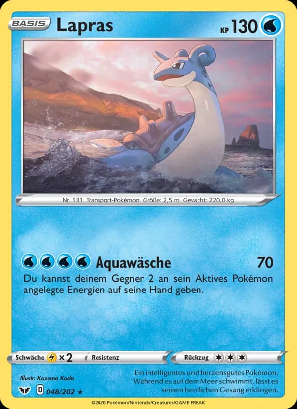Lapras card in German