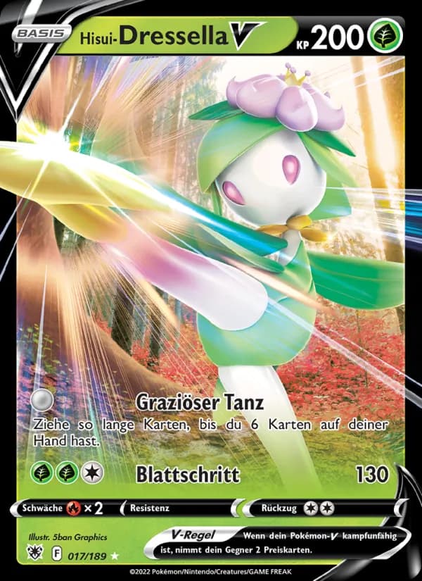 Hisui-Dressella V card in German