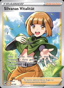 Silvanas Vitalität card in German