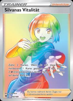 Silvanas Vitalität card in German