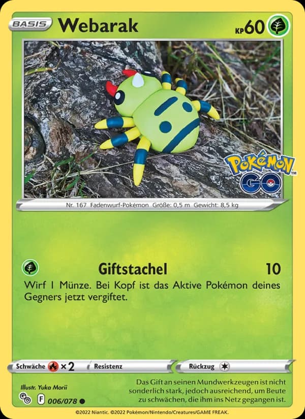 Webarak card in German