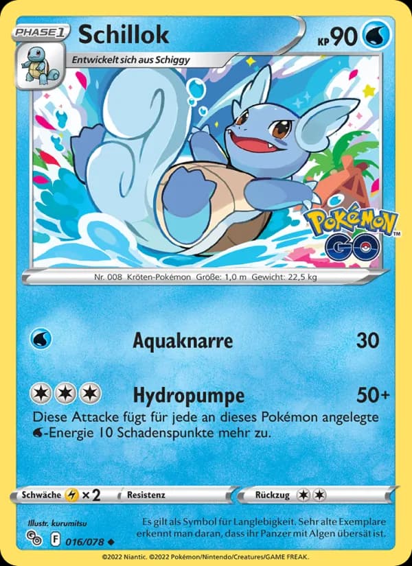 Schillok card in German