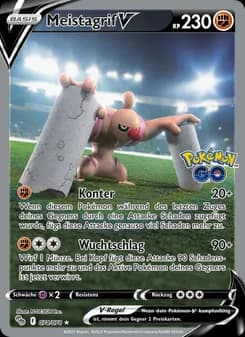 Meistagrif V card in German