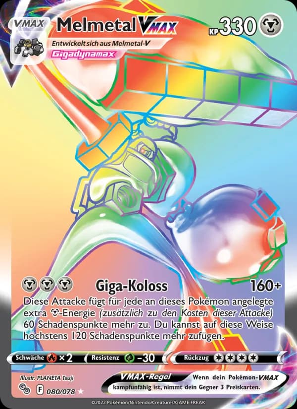 Melmetal VMAX card in German