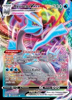Kyurem VMAX card in German